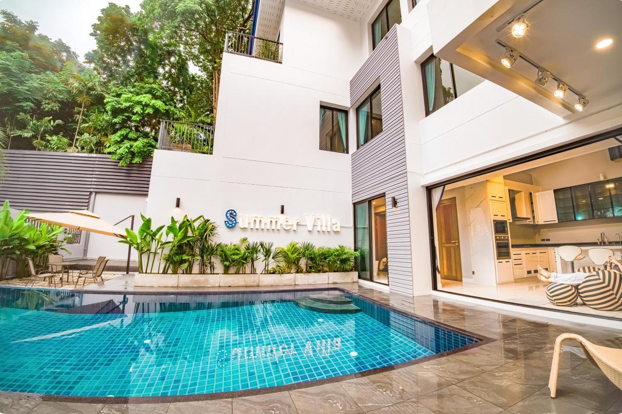 943summer Villa曼谷中心asok&tong Lor800平海天别墅 Villa *
